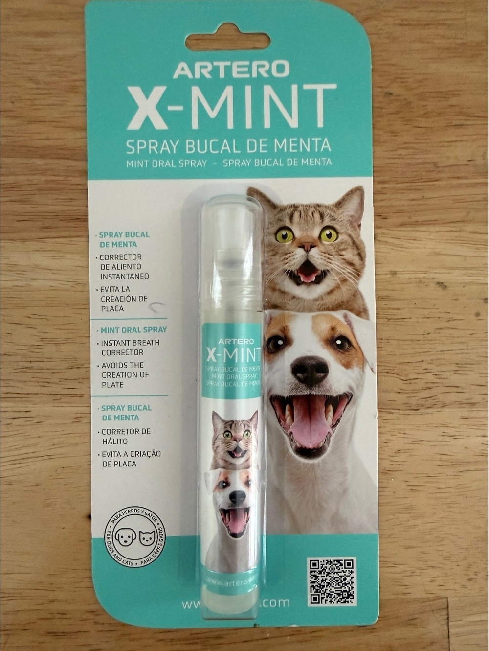 Artero X-Mint Mint Breath Spray for Dogs and Cats 14ml